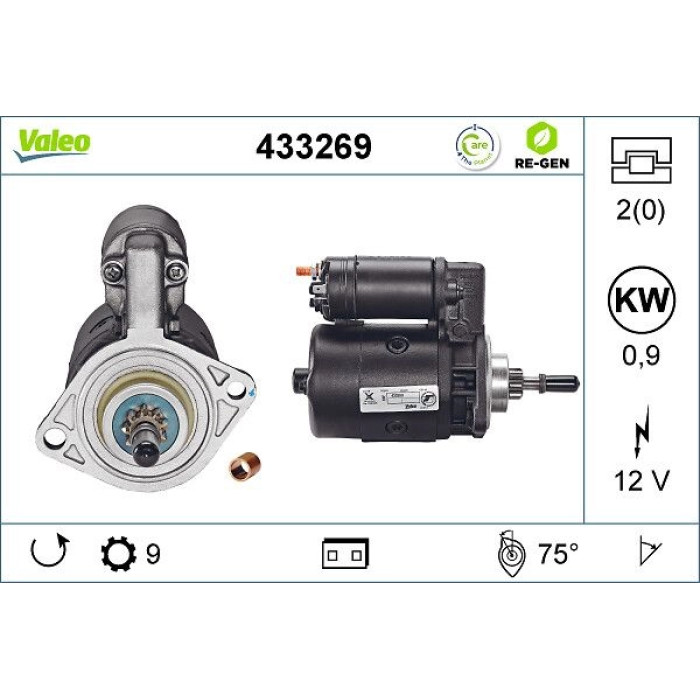 Valeo Anlasser 433269 Valeo Anlasser 433269