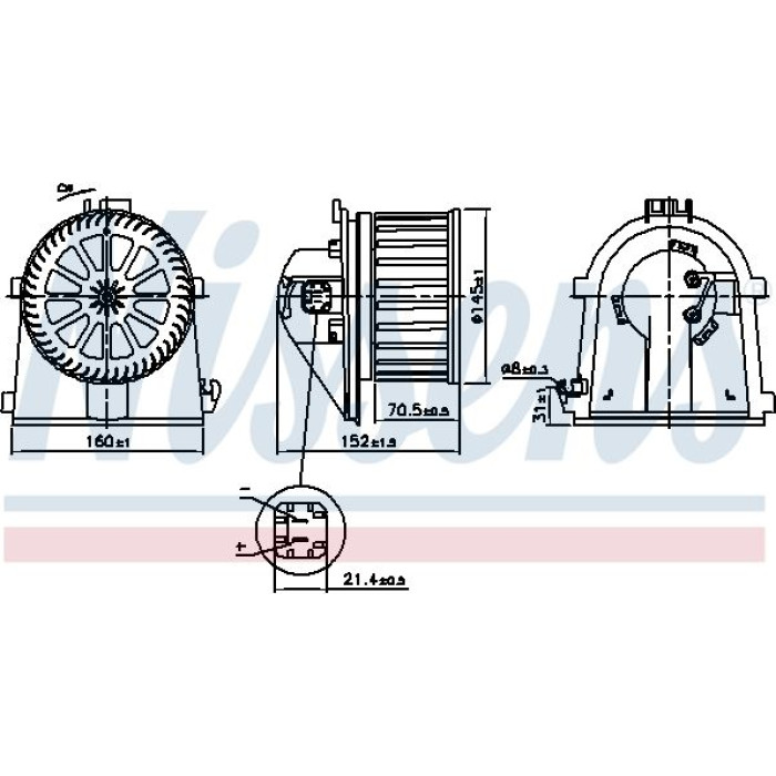 Nissens Innenraumgebläse 87598 Nissens Innenraumgebläse 87598