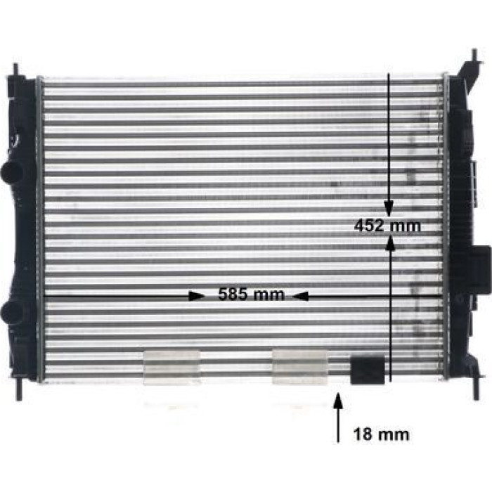 MAHLE Kühler, Motorkühlung CR 14 000S MAHLE Kühler, Motorkühlung CR 14 000S
