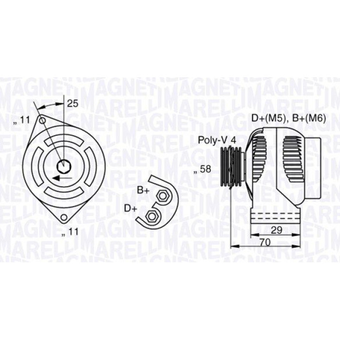 Magneti Marelli Lichtmaschine 063341896010