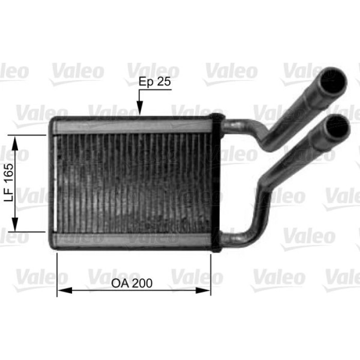 Valeo Wärmetauscher 812438 Valeo Wärmetauscher 812438