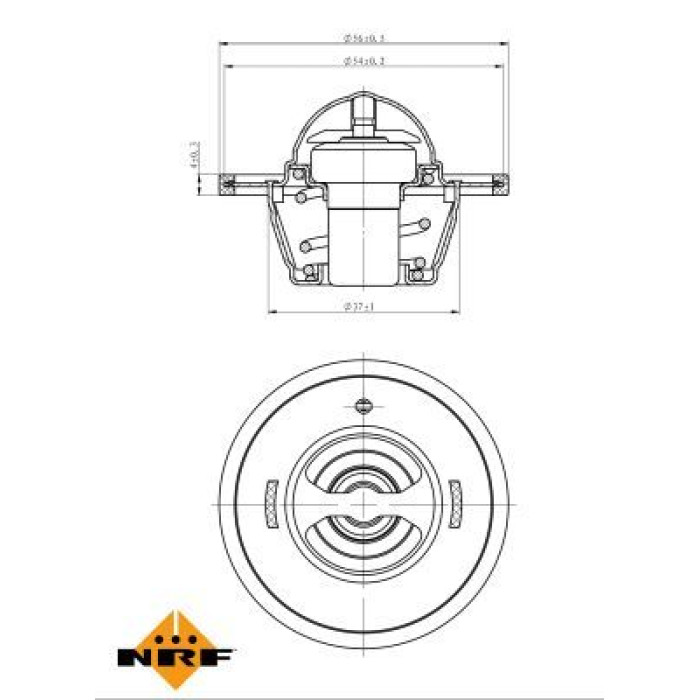 NRF Kühlmittelthermostat 725183 NRF Kühlmittelthermostat 725183