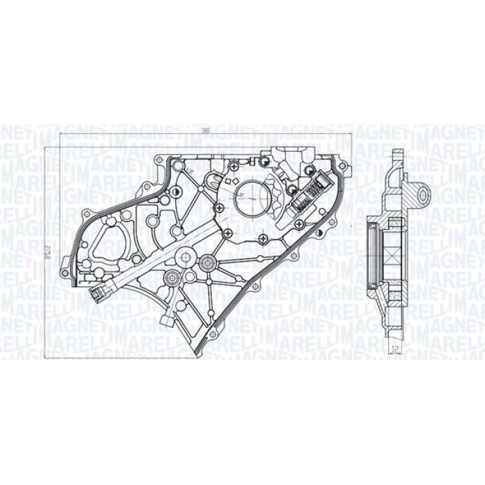 Magneti Marelli Ölpumpe OP0052 Magneti Marelli Ölpumpe OP0052