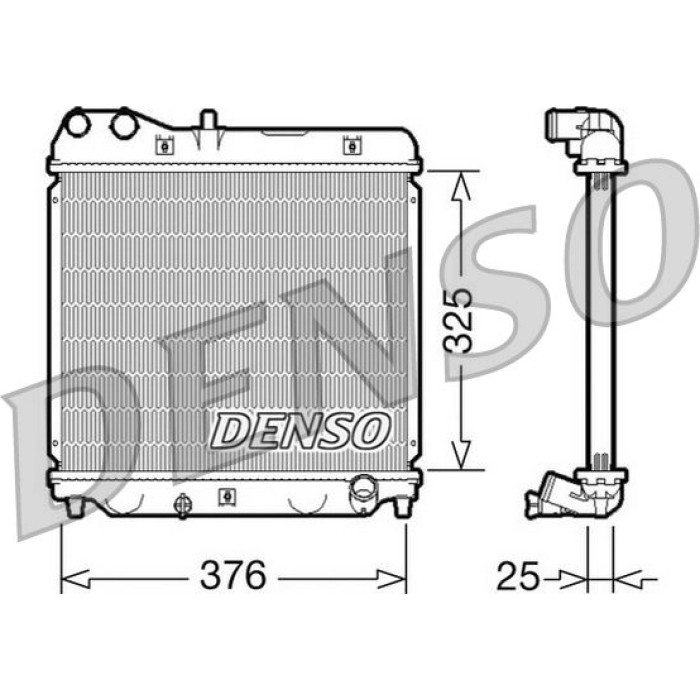 Denso Motorkühler DRM40015 Denso Motorkühler DRM40015