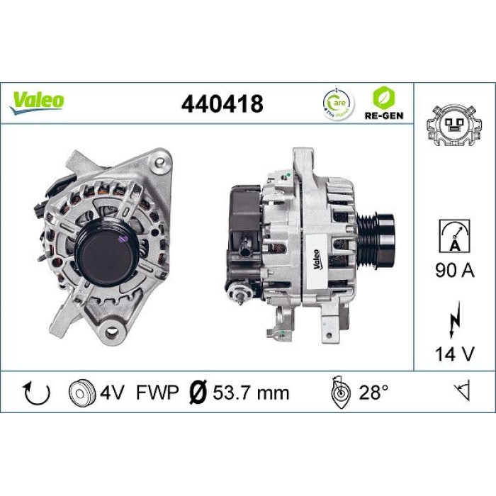Valeo Lichtmaschine 440418 Valeo Lichtmaschine 440418