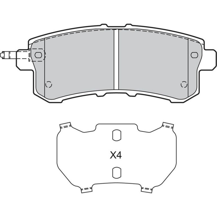 Valeo Bremsbelagsatz 601401