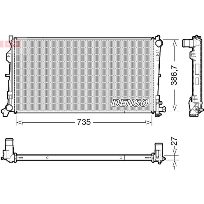 Denso Motorkühler DRM06040