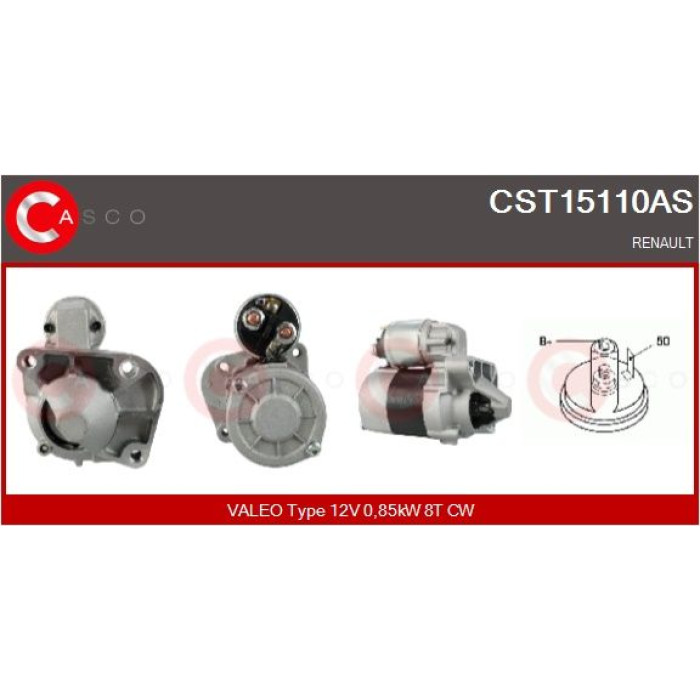 CASCO Anlasser CST15110AS CASCO Anlasser CST15110AS