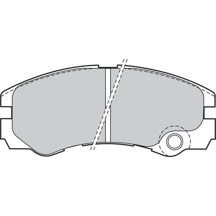 Valeo Bremsbelagsatz 598661 Valeo Bremsbelagsatz 598661