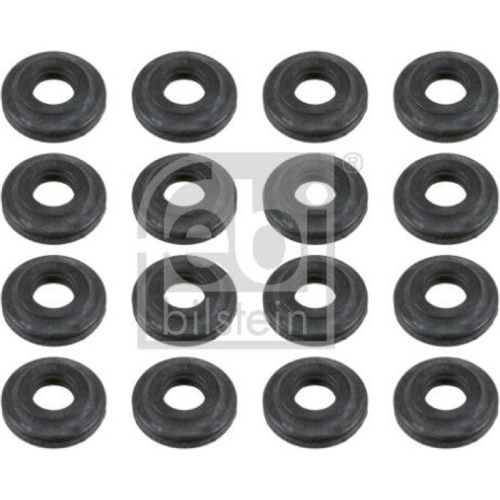 febi bilstein Reparatursatz Gummiabdeckungen für Ventildeckel 24323 – 16 Stück – Außen-Ø 22,5 mm – Innen-Ø 9 mm – Dicke 6 mm – Vergleichs-Nr. 11121437395S2 febi bilstein Reparatursatz Gummiabdeckungen für Ventildeckel 24323 – 16 Stück – Außen-Ø 22,5 mm – Innen-Ø 9 mm – Dicke 6 mm – Vergleichs-Nr. 11121437395S2