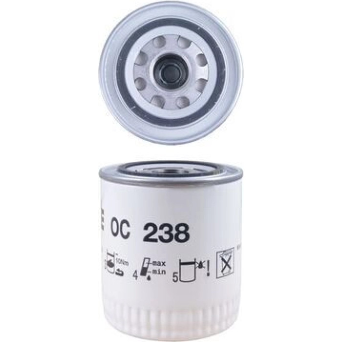OC 238 MAHLE Ölfilter OC 238, Anschraubfilter, Höhe 114,6 mm – u. a. für Jaguar Xj Coupé, Xj, Xjsc Convertible (X27) – OE Nummer C42797 - l OC 238 MAHLE Ölfilter OC 238, Anschraubfilter, Höhe 114,6 mm – u. a. für Jaguar Xj Coupé, Xj, Xjsc Convertible (X27) – OE Nummer C42797 - l