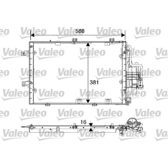 Valeo Klimakondensator 817843