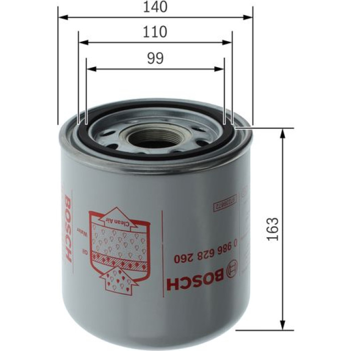 Bosch Trockenmittelbox 0 986 628 260 Bosch Trockenmittelbox 0 986 628 260