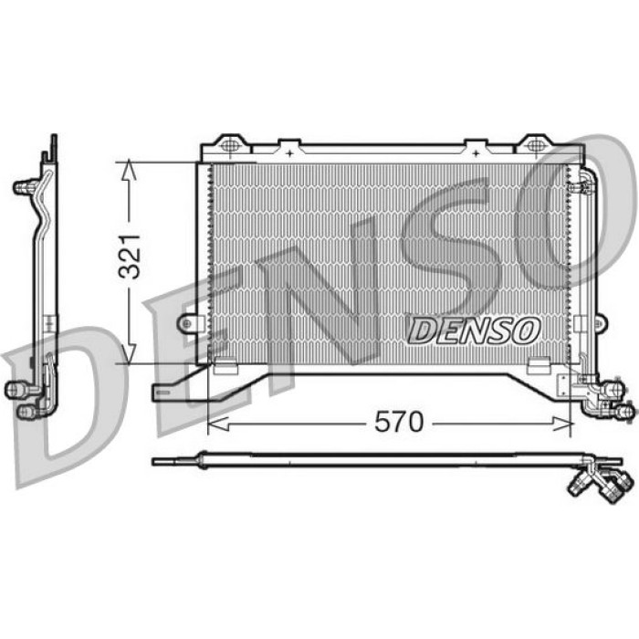 Denso Klimakondensator DCN17020 Denso Klimakondensator DCN17020
