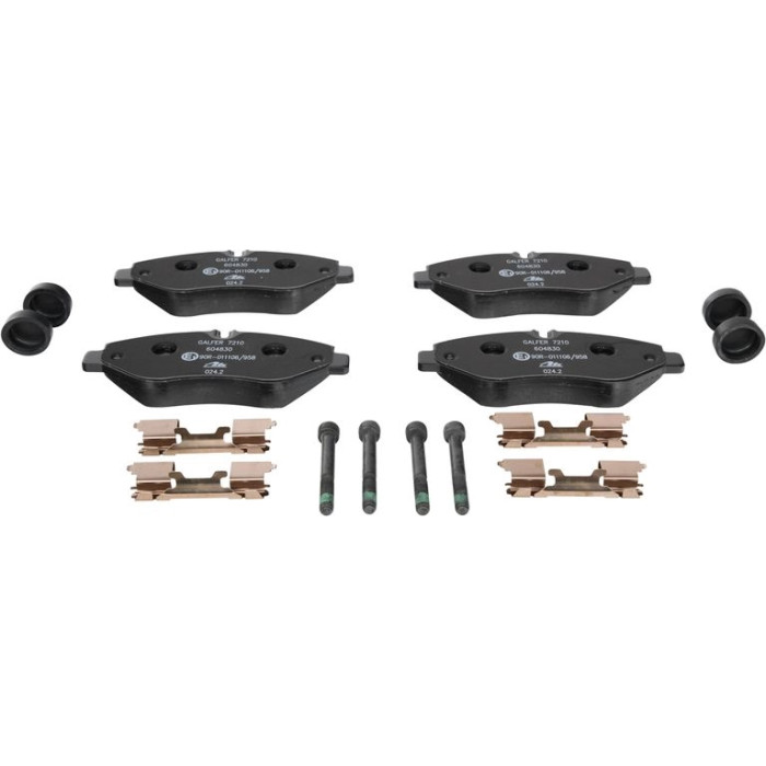 ATE Bremsbelagsatz Iveco Vorderachse Täglich 06-14 13.0460-4830.2 ATE Bremsbelagsatz Iveco Vorderachse Täglich 06-14 13.0460-4830.2