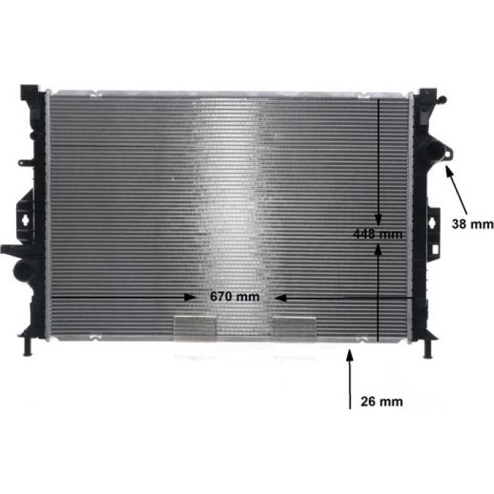 MAHLE Kühler, Motorkühlung CR 814 000S