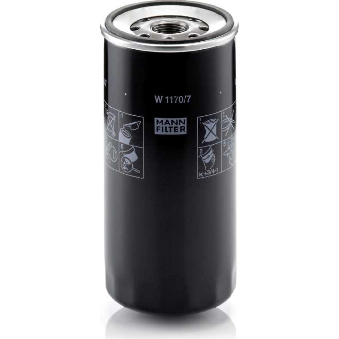 W 1170/7 MANN-FILTER Ölfilter LKW W 1170/7 W 1170/7 MANN-FILTER Ölfilter LKW W 1170/7