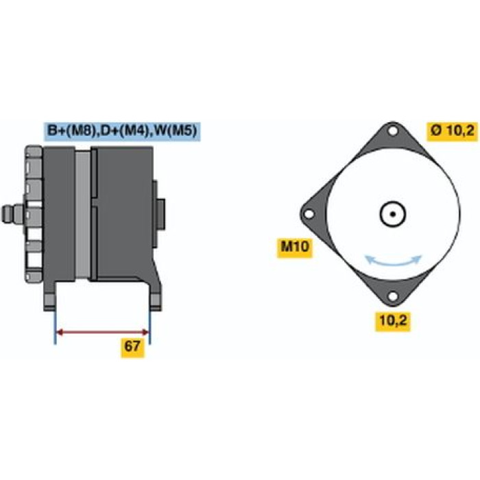 Bosch Generator 0120468131 Bosch Generator 0120468131