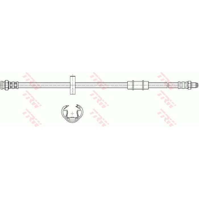 TRW Bremsschlauch Vorderachse PHB226 TRW Bremsschlauch Vorderachse PHB226