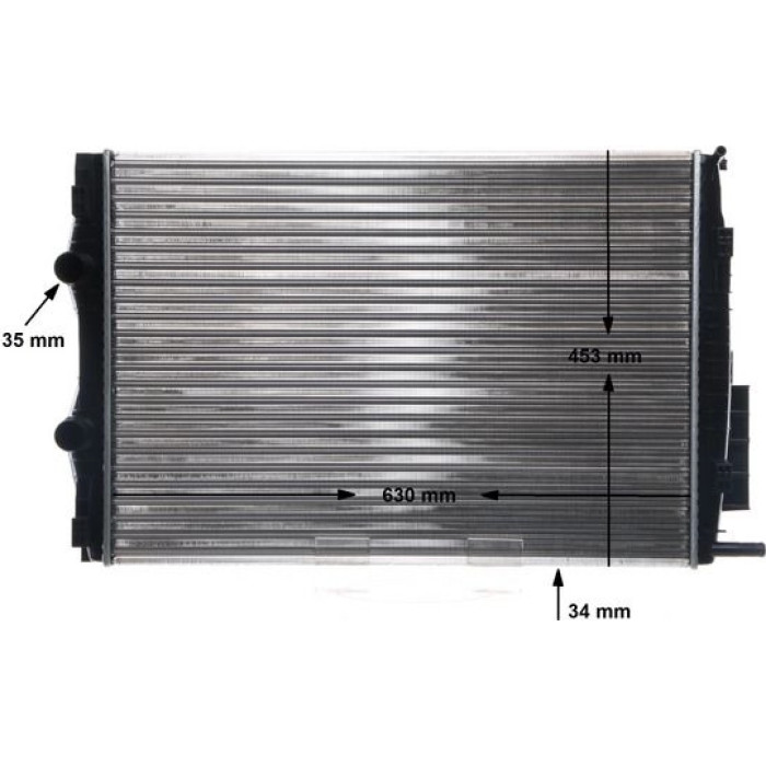 MAHLE Kühler, Motorkühlung CR 22 001S MAHLE Kühler, Motorkühlung CR 22 001S