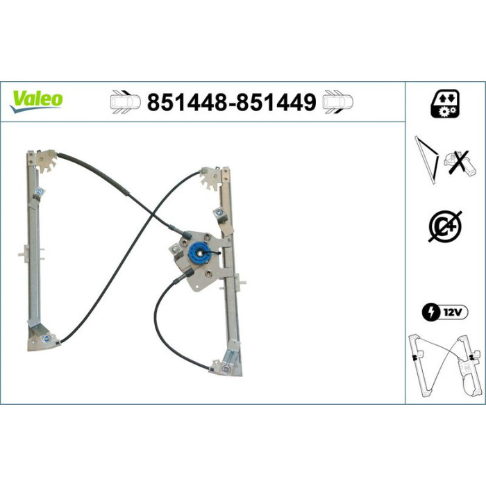 Valeo Fensterheber 851448 Valeo Fensterheber 851448