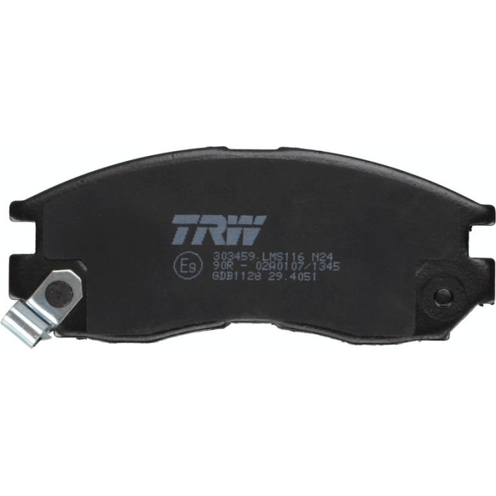 TRW Bremsbelagsatz Mitsubishi P. Galant 92-/96-/Eclipse -99/Space Wagon GDB1128 TRW Bremsbelagsatz Mitsubishi P. Galant 92-/96-/Eclipse -99/Space Wagon GDB1128