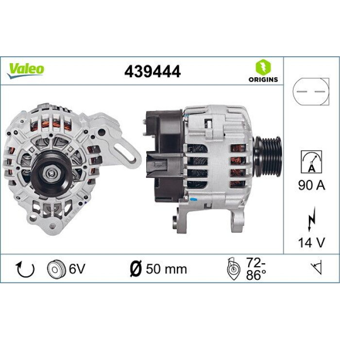 Valeo Lichtmaschine 439444 Valeo Lichtmaschine 439444