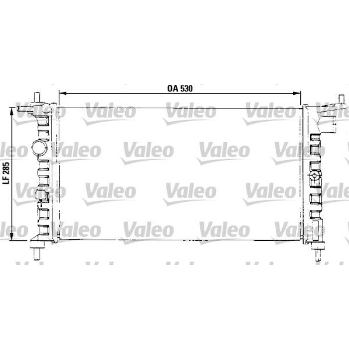 Valeo Motorkühler 731013 Valeo Motorkühler 731013