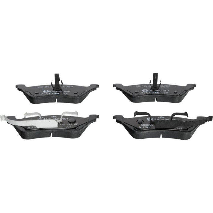 ATE Bremsbelagsatz Chrysler Hinterachse Voyager 2, 4-3, 8 00-08 13.0460-8008.2