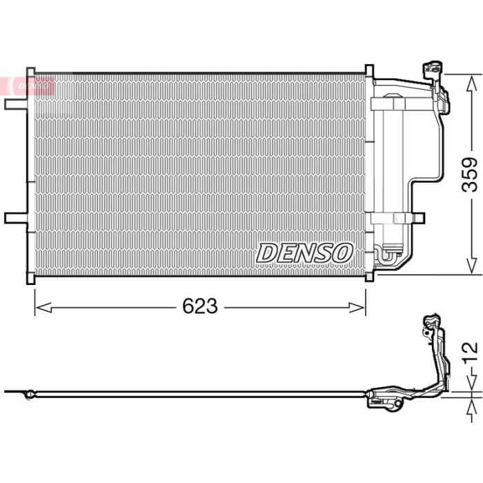 Denso Klimakondensator DCN44011 Denso Klimakondensator DCN44011