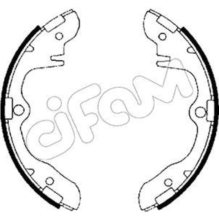153-199 CIFAM Bremsbackensatz 153-199 153-199 CIFAM Bremsbackensatz 153-199