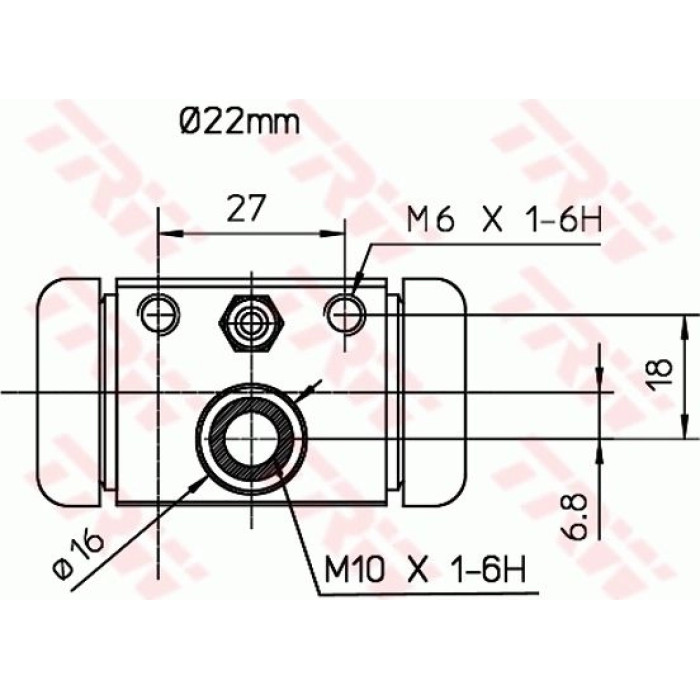 TRW Radbremszylinder BWH394 TRW Radbremszylinder BWH394