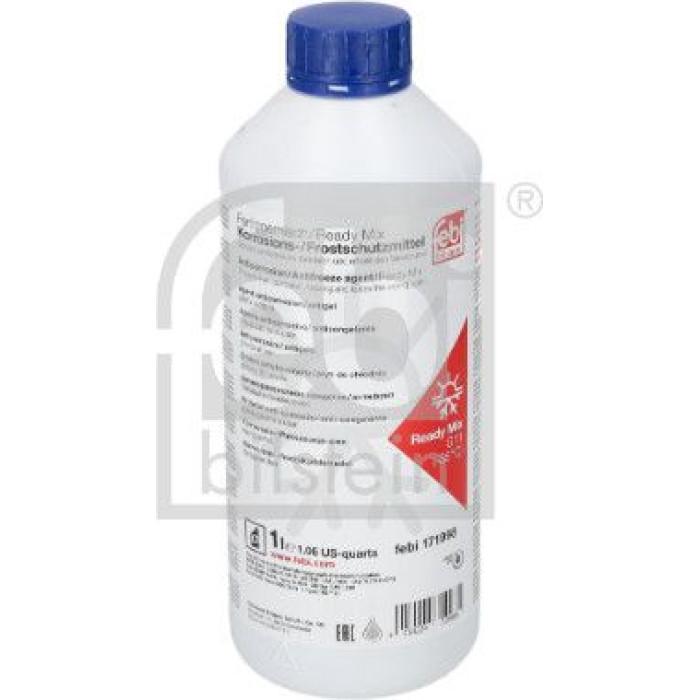 febi Kühlerfrostschutz Fertigmischung G11 -35°C 1 Liter 171998 febi Kühlerfrostschutz Fertigmischung G11 -35°C 1 Liter 171998