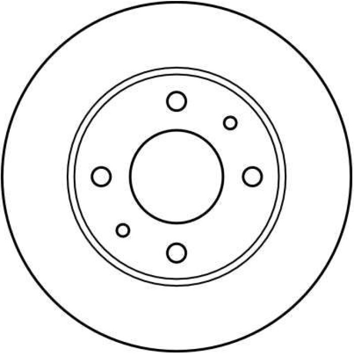 TRW Bremsscheibe Nissan Sunny DF2576 TRW Bremsscheibe Nissan Sunny DF2576