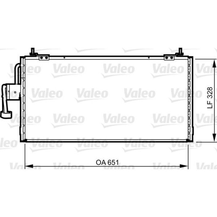 Valeo Klimakondensator 814260