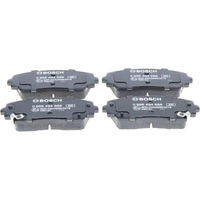 Bosch Bremsbelagsatz 0 986 494 688 Bosch Bremsbelagsatz 0 986 494 688