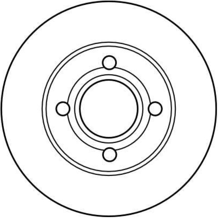 TRW Bremsscheibe DF2599 TRW Bremsscheibe DF2599