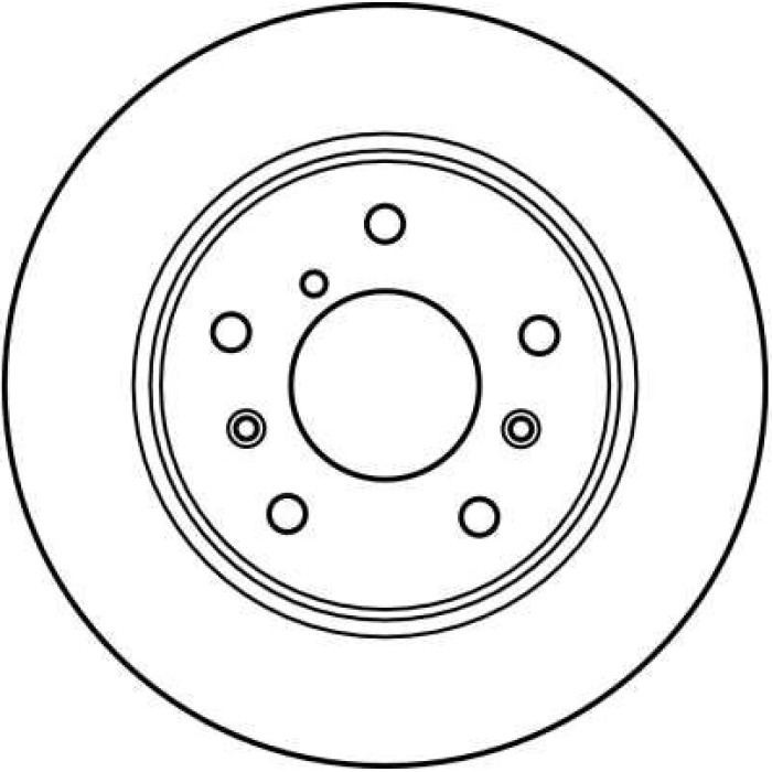 TRW Bremsscheibe DF2571 TRW Bremsscheibe DF2571