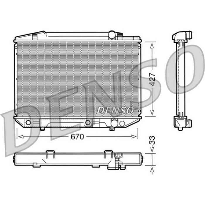 Denso Motorkühler DRM17051