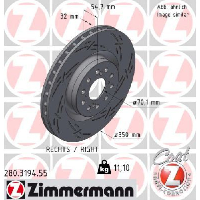 Zimmermann Bremsscheibe 280.3194.55
