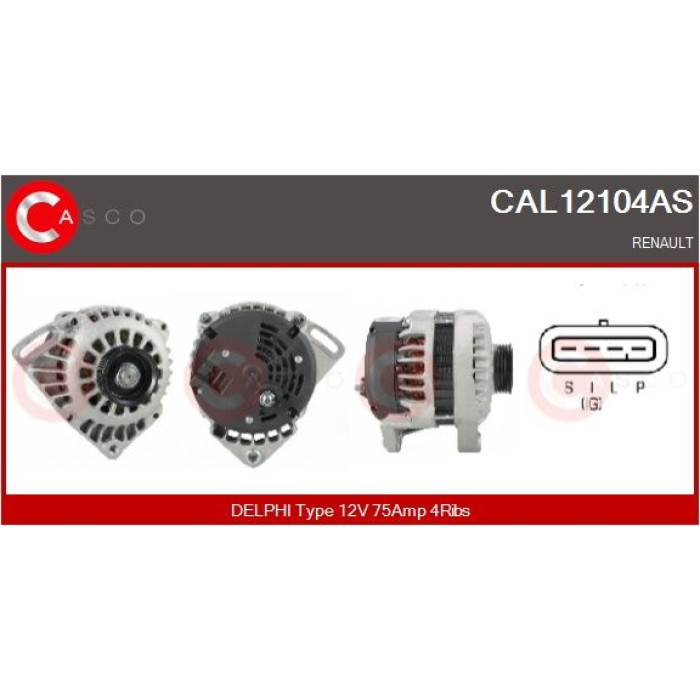 CASCO Generator CAL12104AS CASCO Generator CAL12104AS