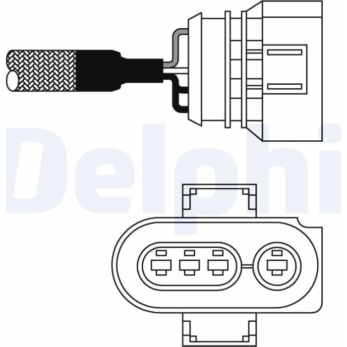 Delphi Lambdasonde ES10987-12B1 Delphi Lambdasonde ES10987-12B1