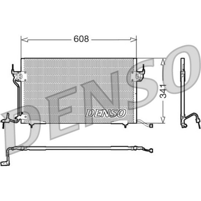 Denso Klimakondensator DCN21010 Denso Klimakondensator DCN21010