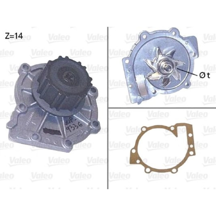 Valeo Wasserpumpe / Kühlmittelpumpe 506853 Valeo Wasserpumpe / Kühlmittelpumpe 506853