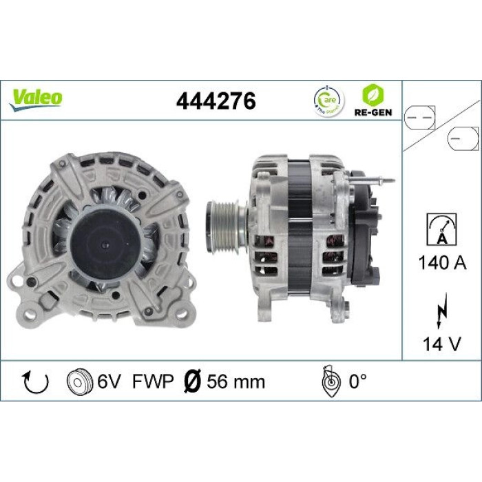Valeo Lichtmaschine 444276 Valeo Lichtmaschine 444276