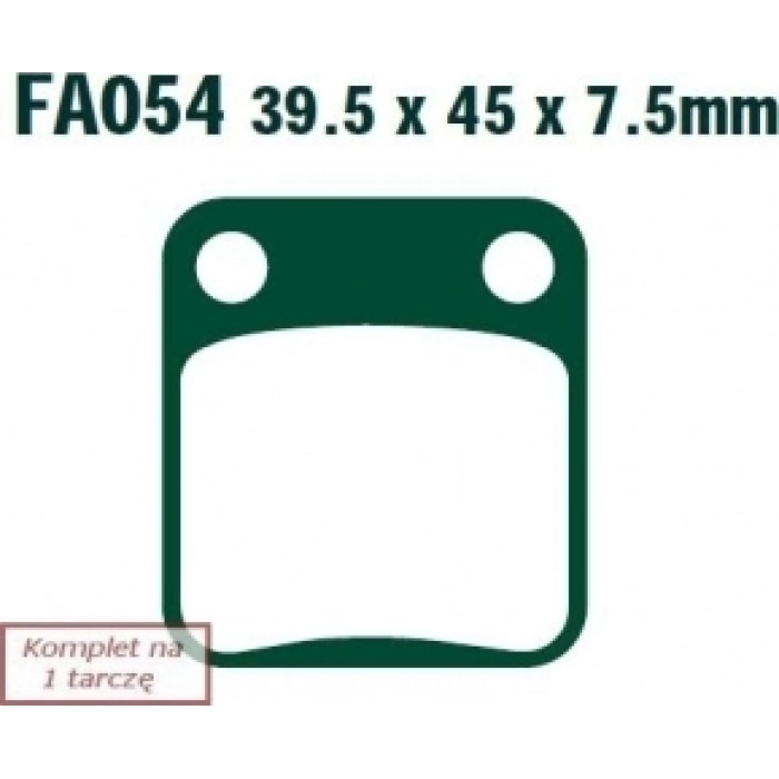 EBC Bremsklötze FA054TT EBC Bremsklötze FA054TT
