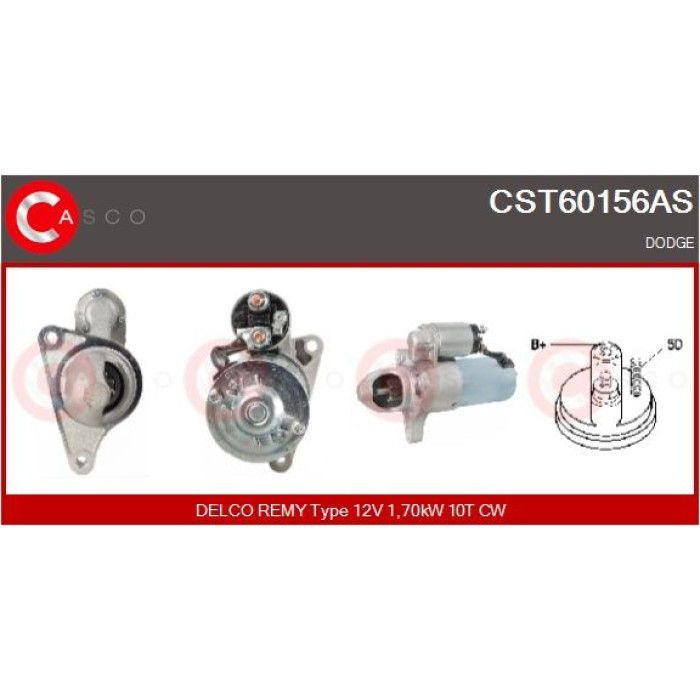 CASCO Anlasser CST60156AS CASCO Anlasser CST60156AS
