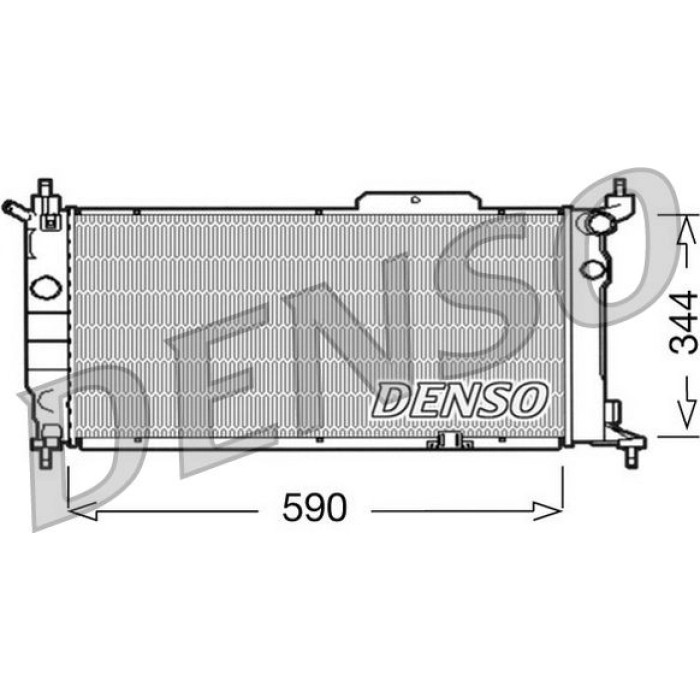 Denso Motorkühler DRM20013 Denso Motorkühler DRM20013