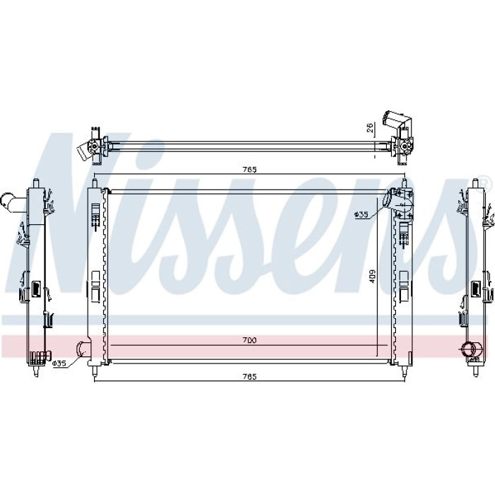 Nissens Wasserkühler PKW 67359 Nissens Wasserkühler PKW 67359