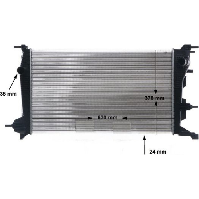 MAHLE Kühler, Motorkühlung CR 840 001S MAHLE Kühler, Motorkühlung CR 840 001S